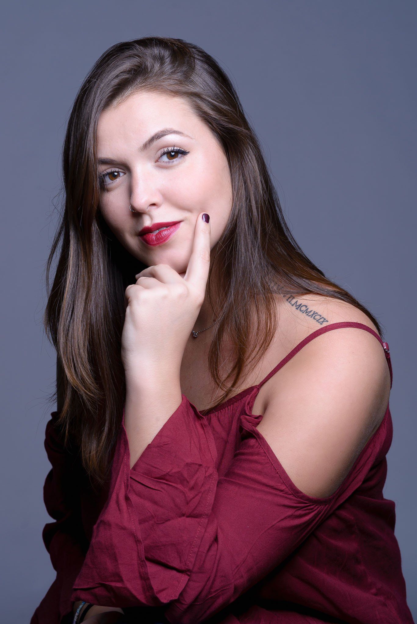 Retrato posado en estudio de Palma