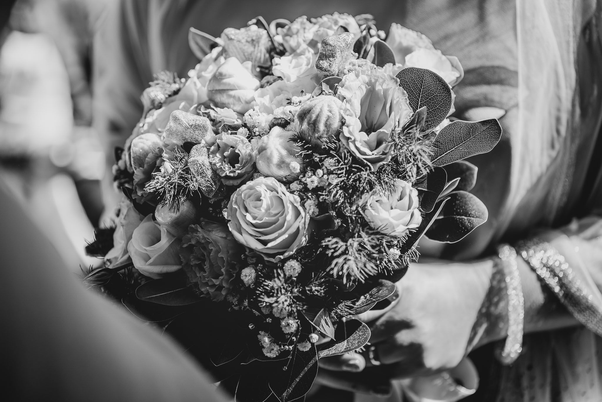 Flores del ramo de la novia