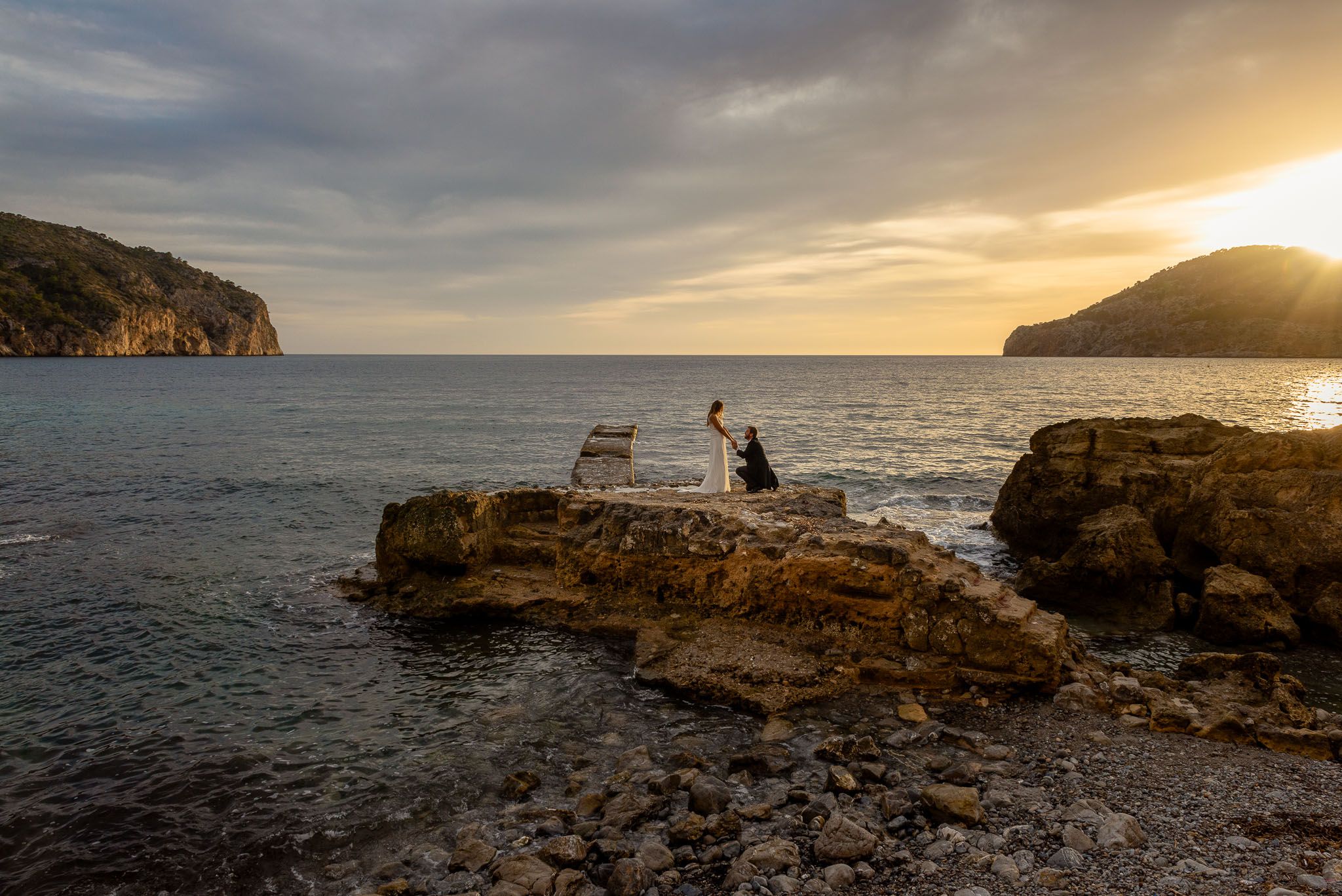 pedida de matrimonio en Mallorca